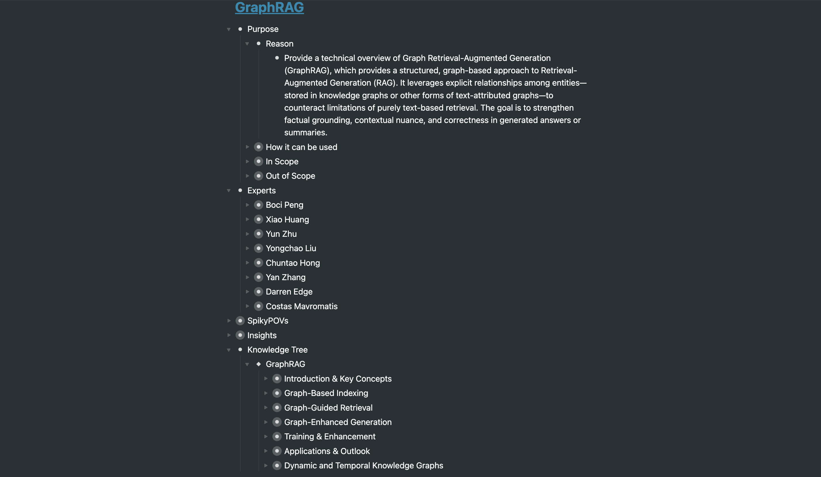 GraphRAG BrainLift