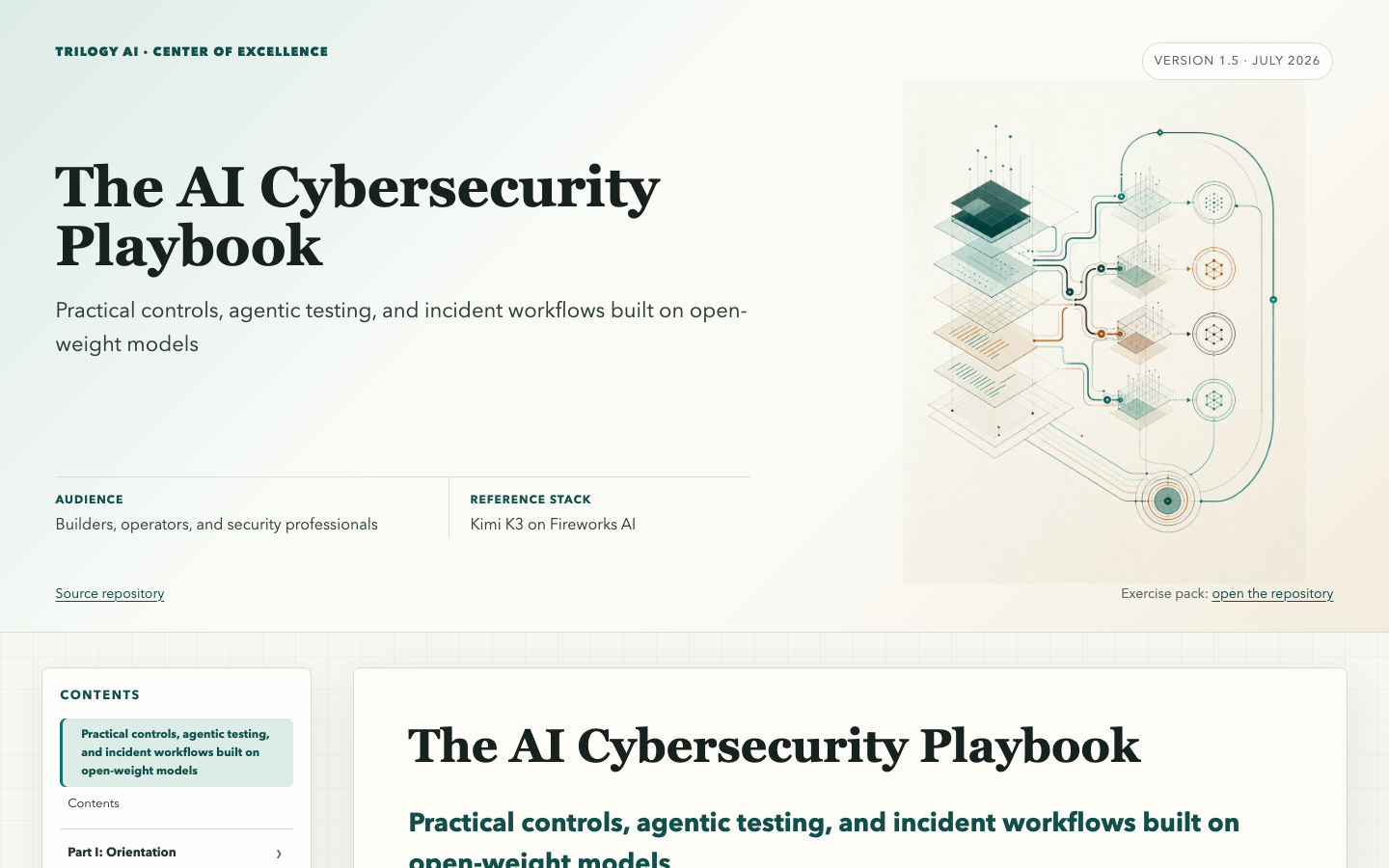 AI Cybersecurity Playbook covering agent-assisted security investigation and verification